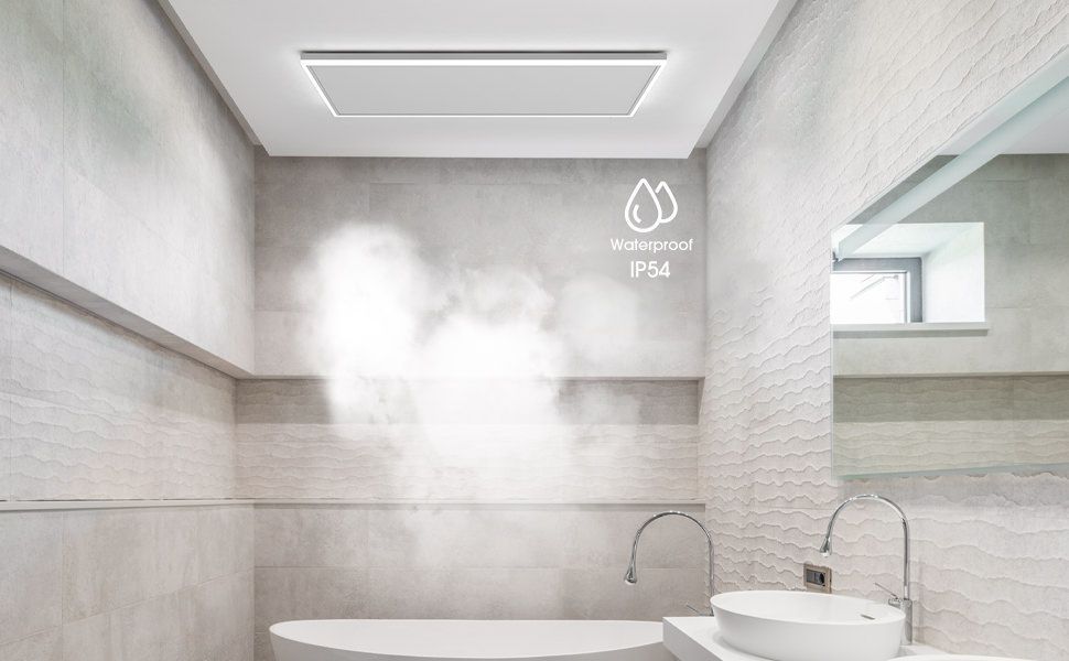 Pannello radiante ad infrarossi da soffitto con illuminazione Crystal Cielo