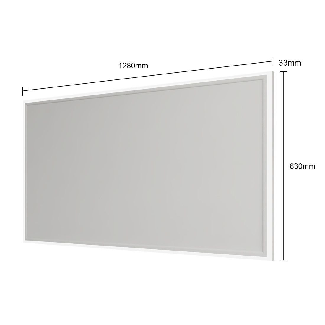 Pannello radiante ad infrarossi da soffitto con illuminazione Crystal Cielo