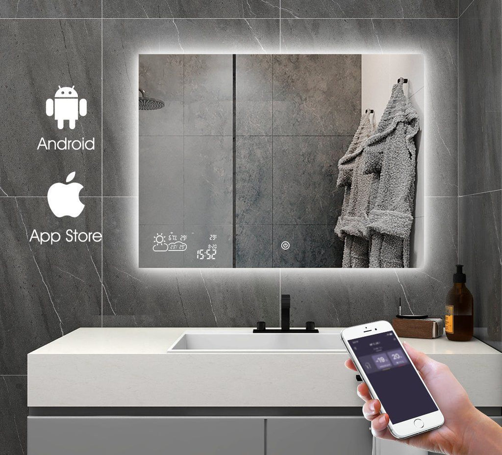 Specchio da parete radiante ad infrarossi Crystal