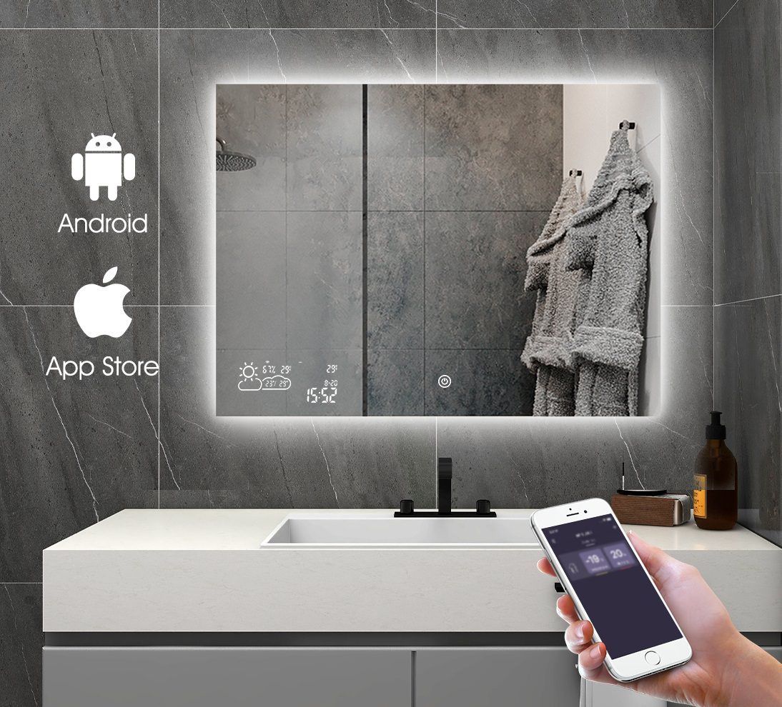 Specchio da parete radiante ad infrarossi Crystal