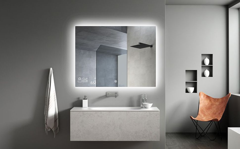 Specchio da parete radiante ad infrarossi Crystal