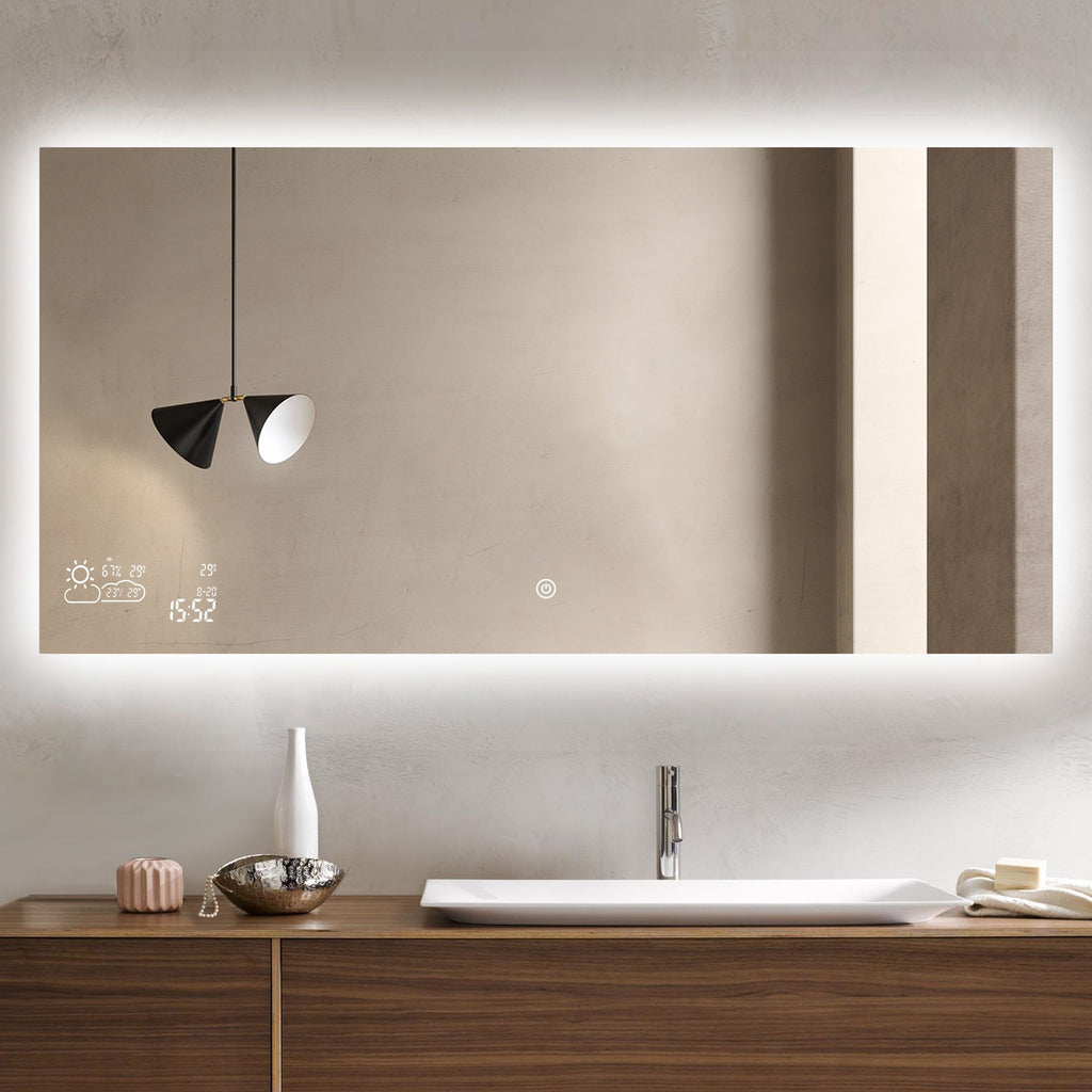 Specchio da parete radiante ad infrarossi Crystal