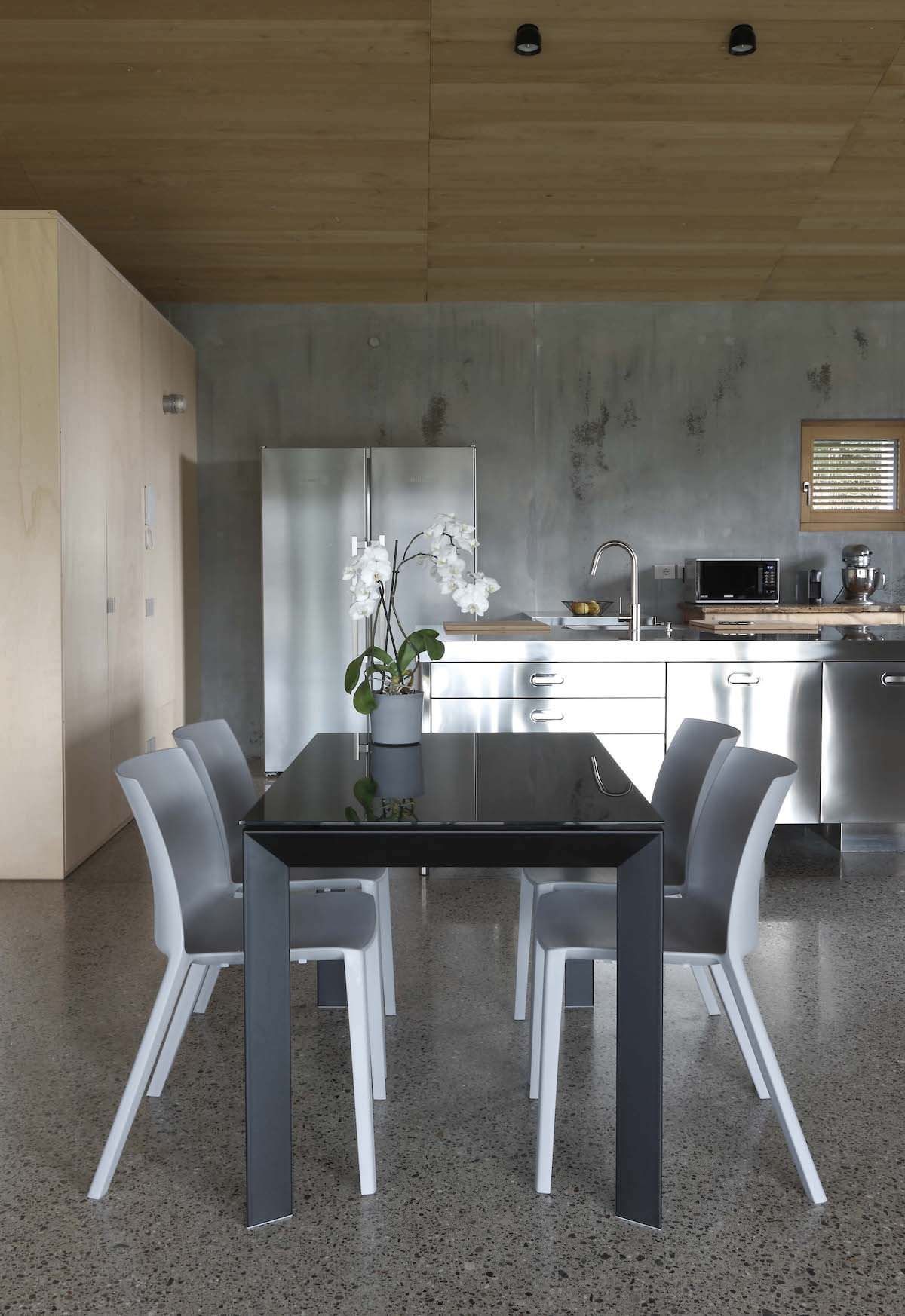 Tavolo da cucina allungabile in vetro Devis Vetro