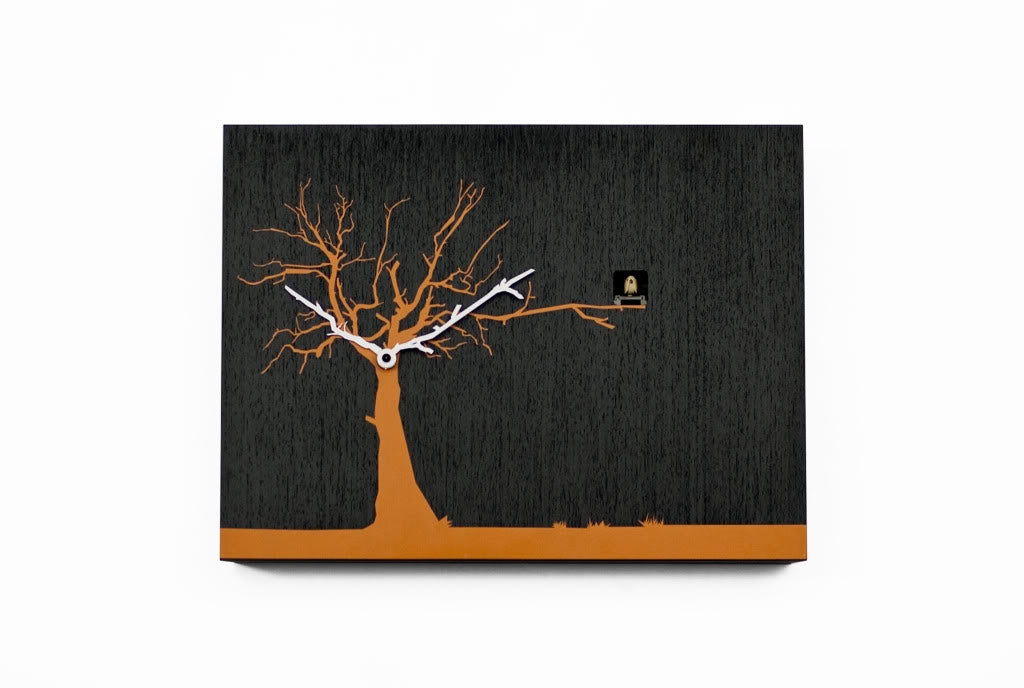 Orologio a cucu design in legno con sensore di luce Cucuruku