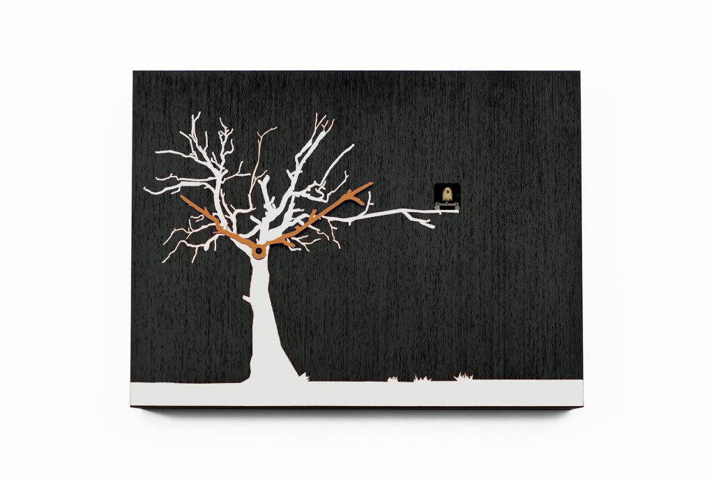 Orologio a cucu design in legno con sensore di luce Cucuruku