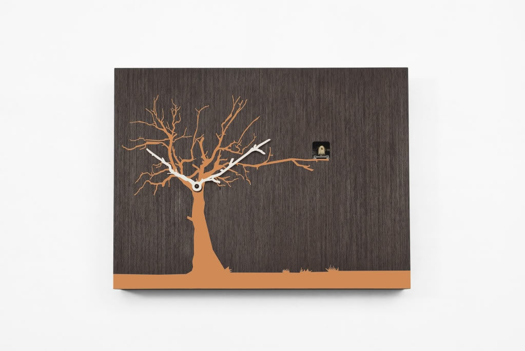 Orologio a cucu design in legno con sensore di luce Cucuruku