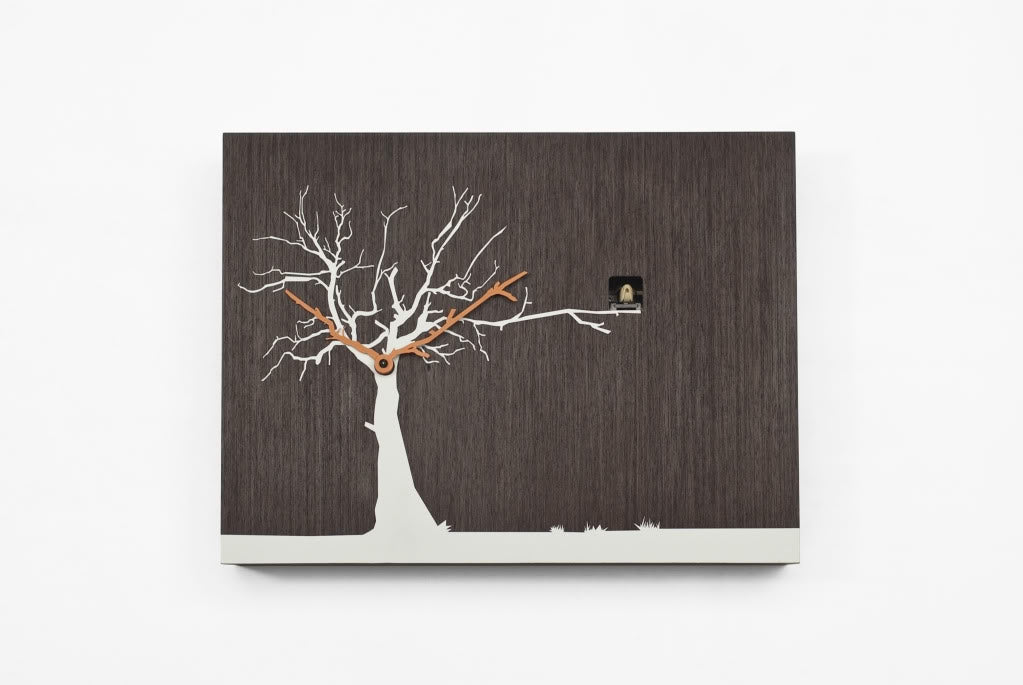 Orologio a cucu design in legno con sensore di luce Cucuruku