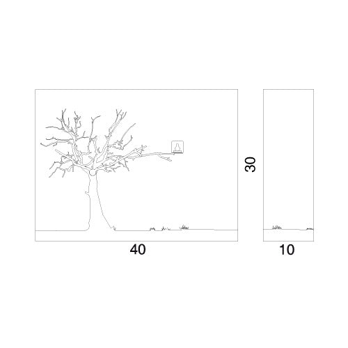 Orologio a cucu design in legno con sensore di luce Cucuruku