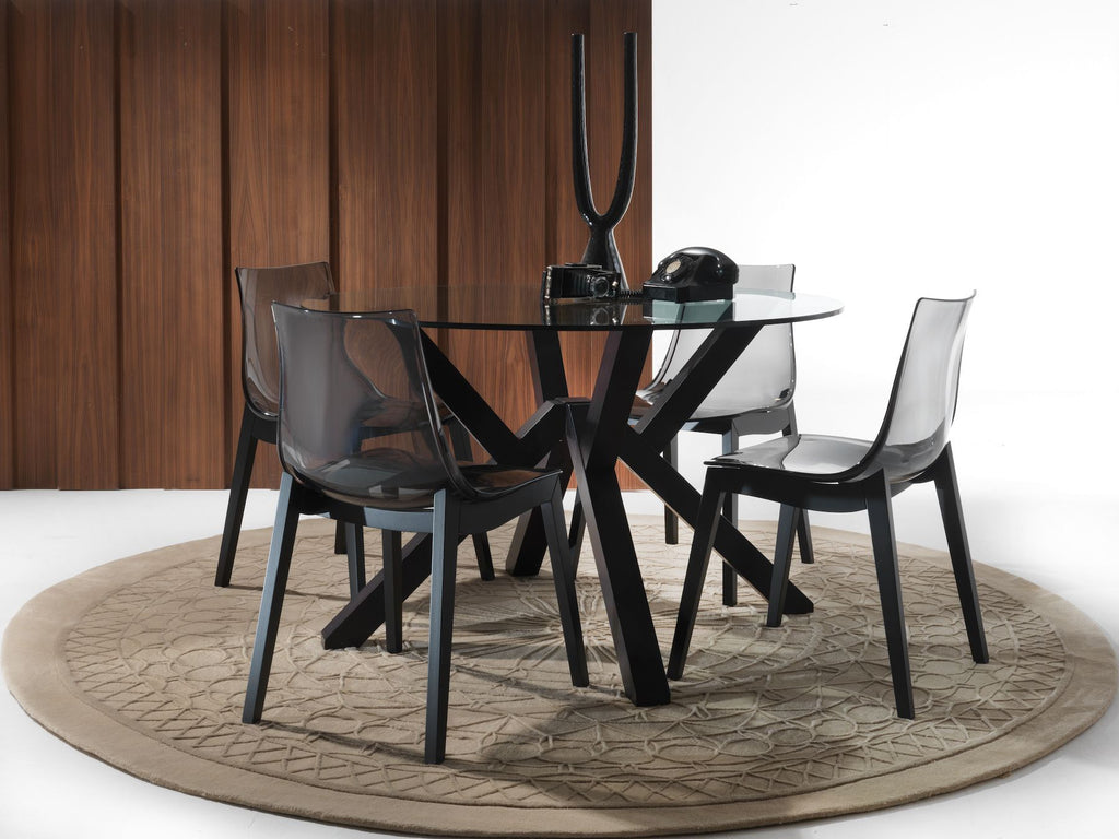 Tavolo rotondo in legno e laminato Exter