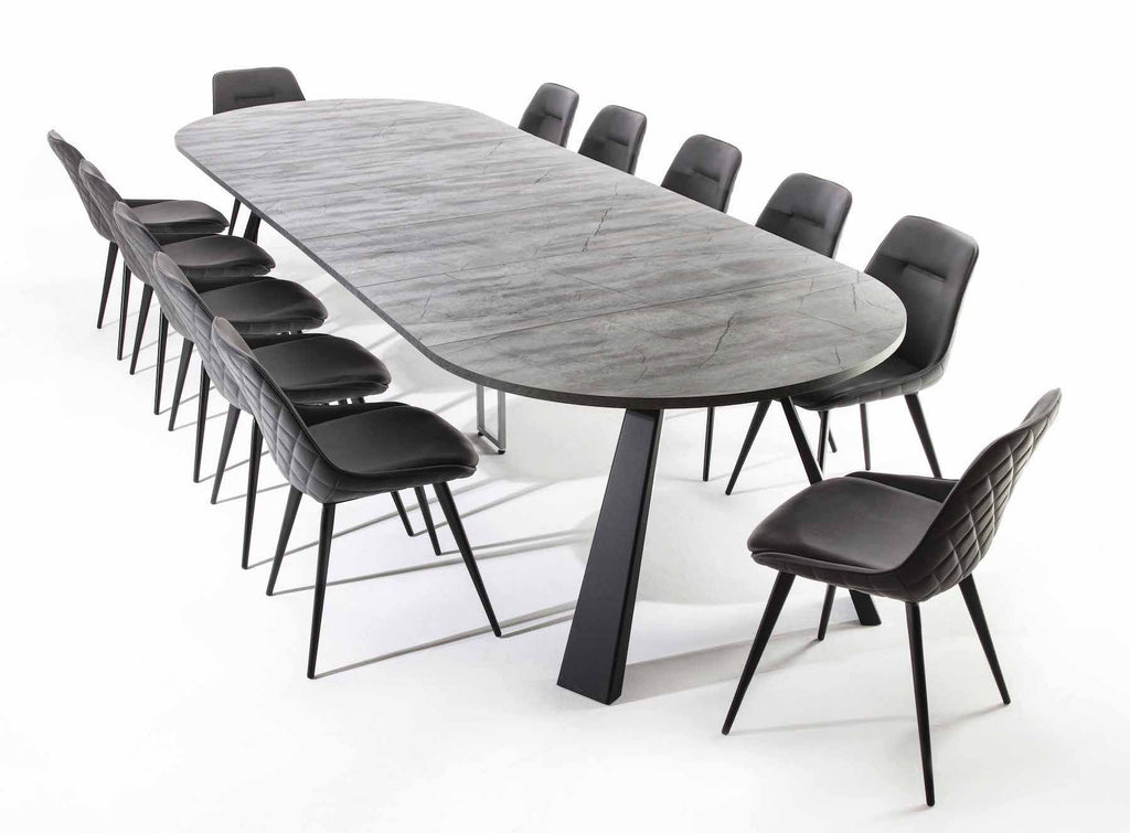 Tavolo rotondo allungabile design moderno Adam