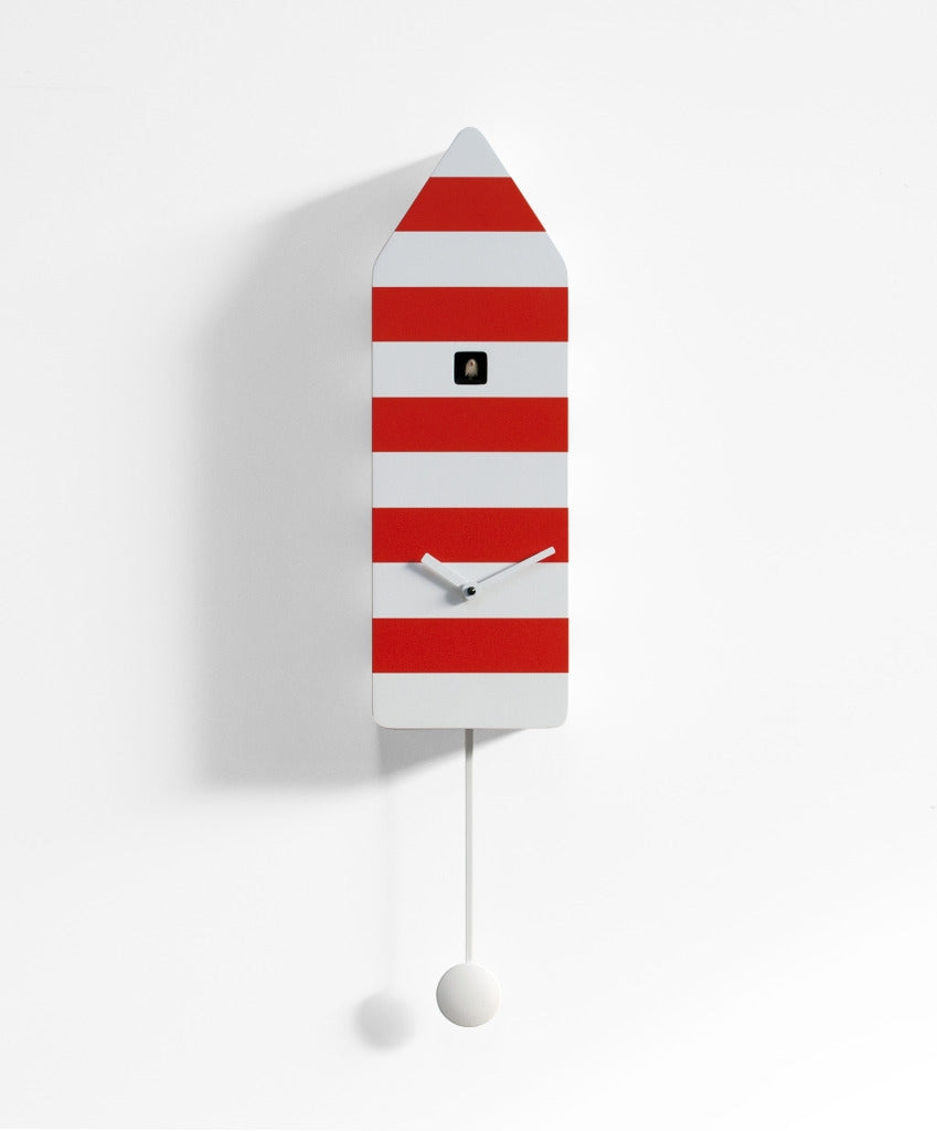 Orologio cucu da parete Capri in legno design moderno