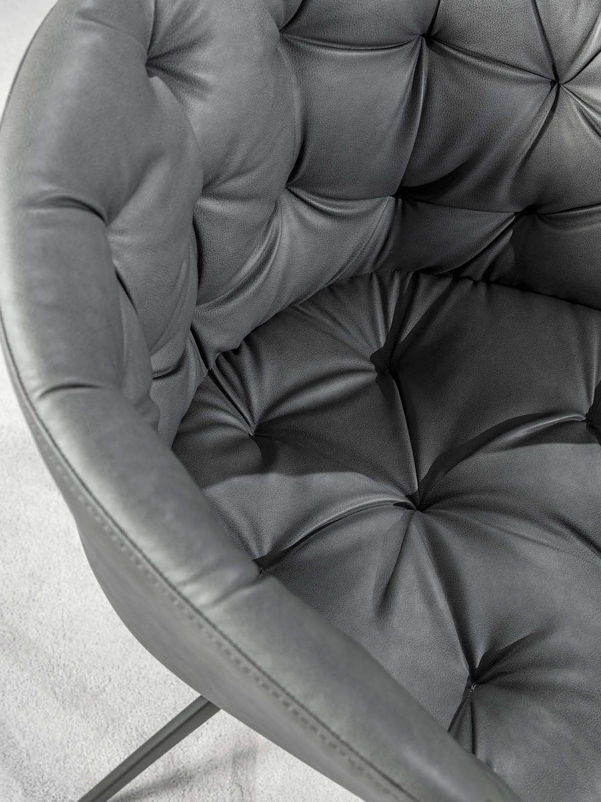 Poltroncina per sala pranzo moderna Welling