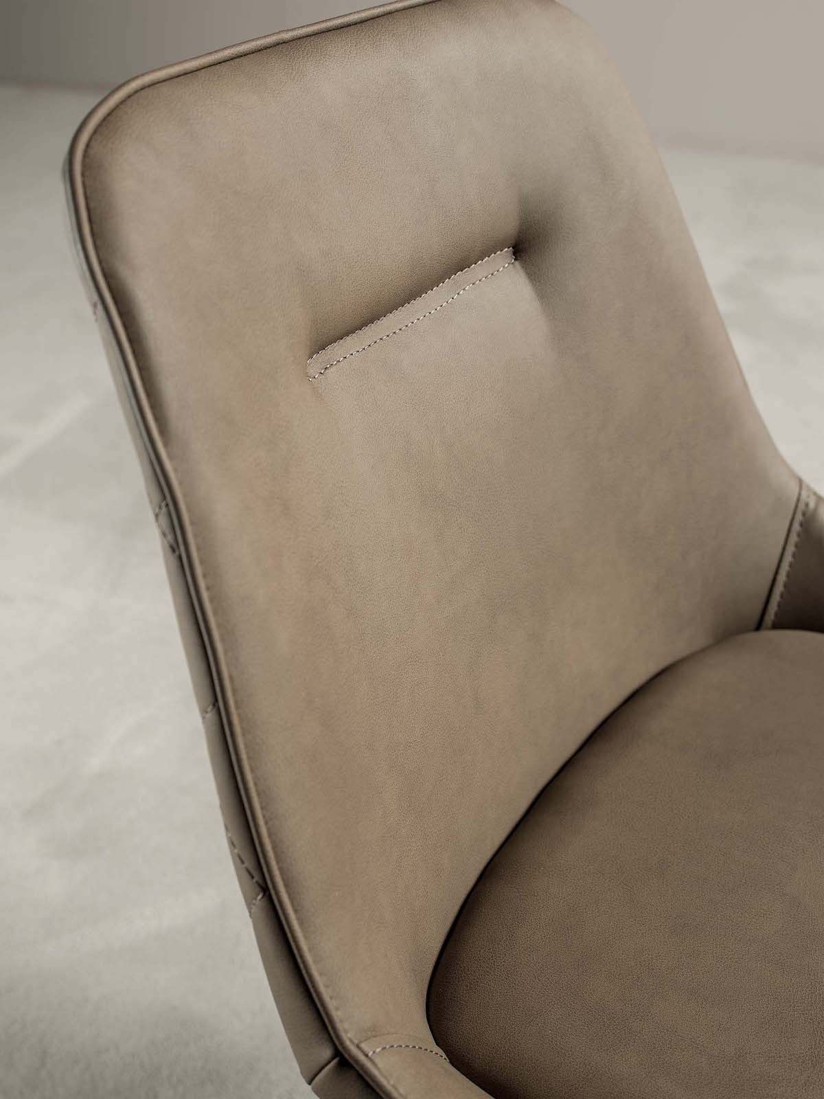 Coppia sedie per sala pranzo Bergen Nabuk