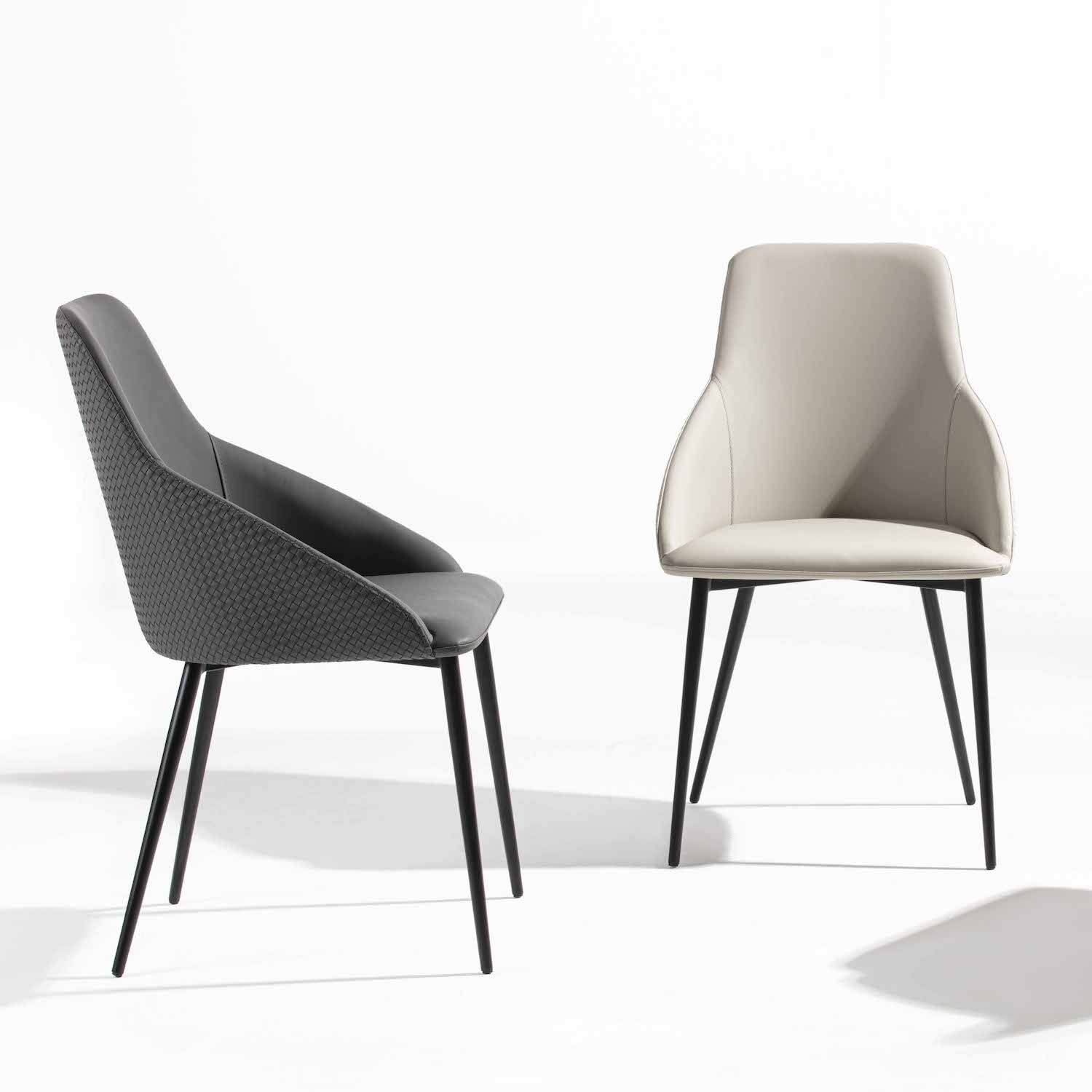 Coppia sedie imbottite per sala pranzo Imperial