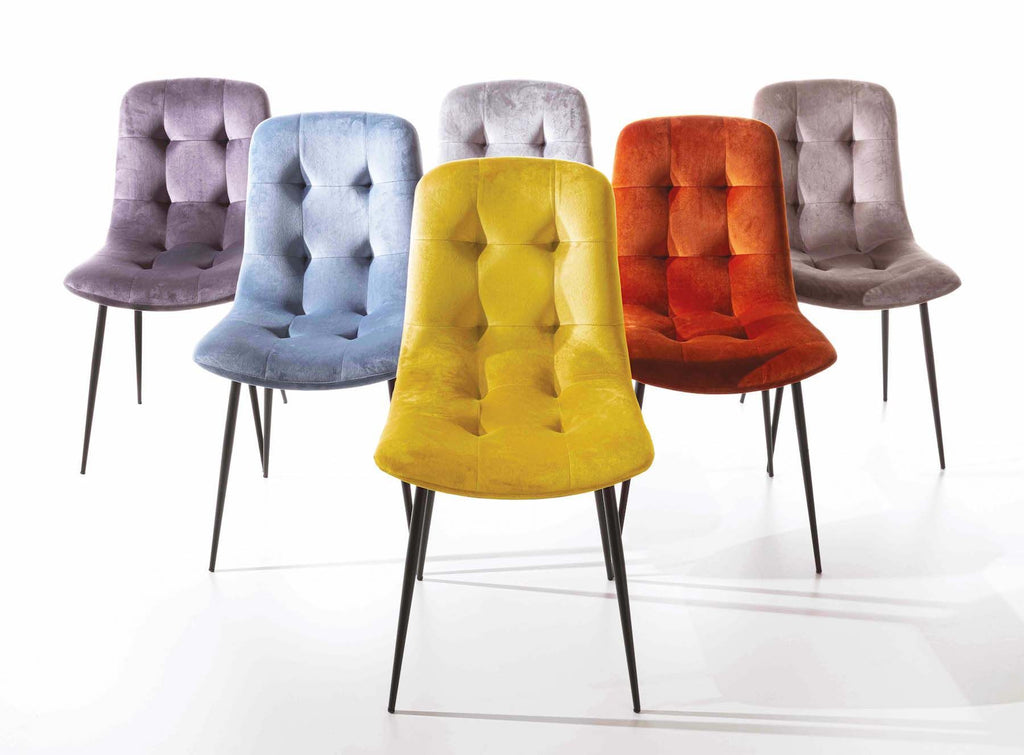 Sedie imbottite per sala da pranzo Valencia