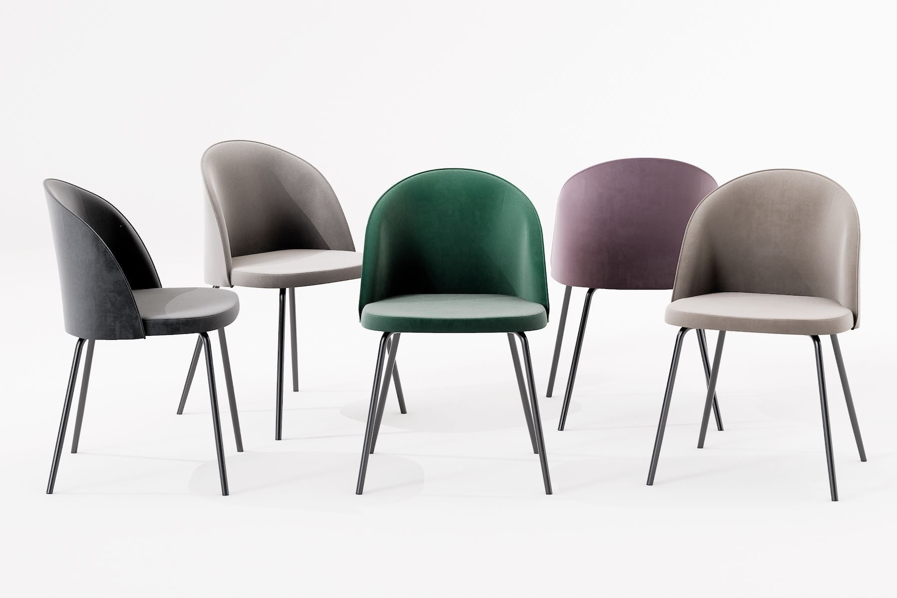 Sedie imbottite design moderno Lisbona