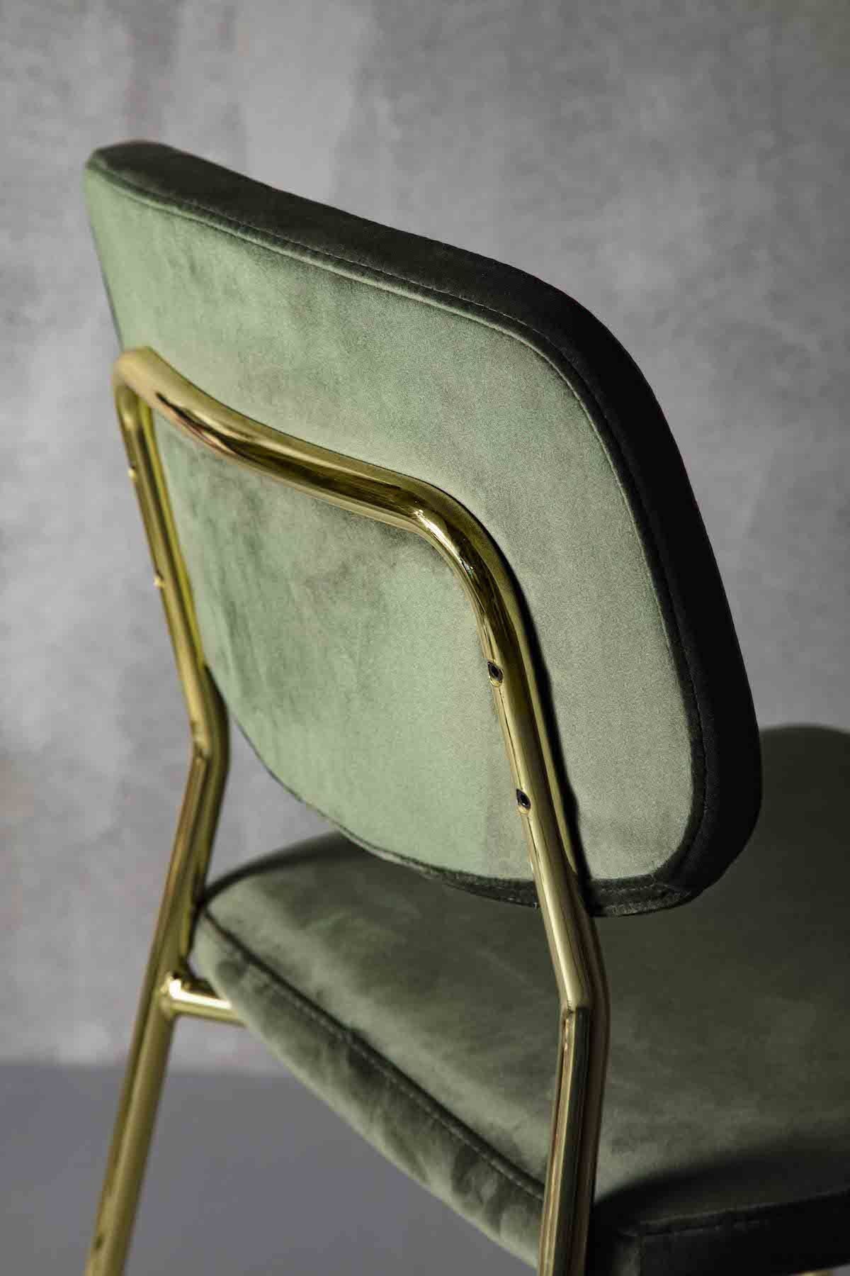 Coppia sedie imbottite per sala pranzo Toledo