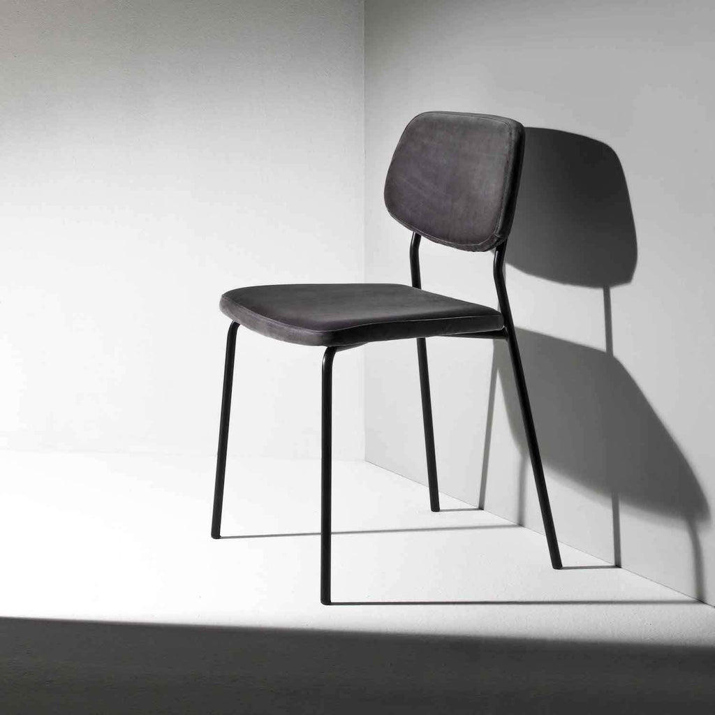 Coppia sedie imbottite per sala pranzo Toledo