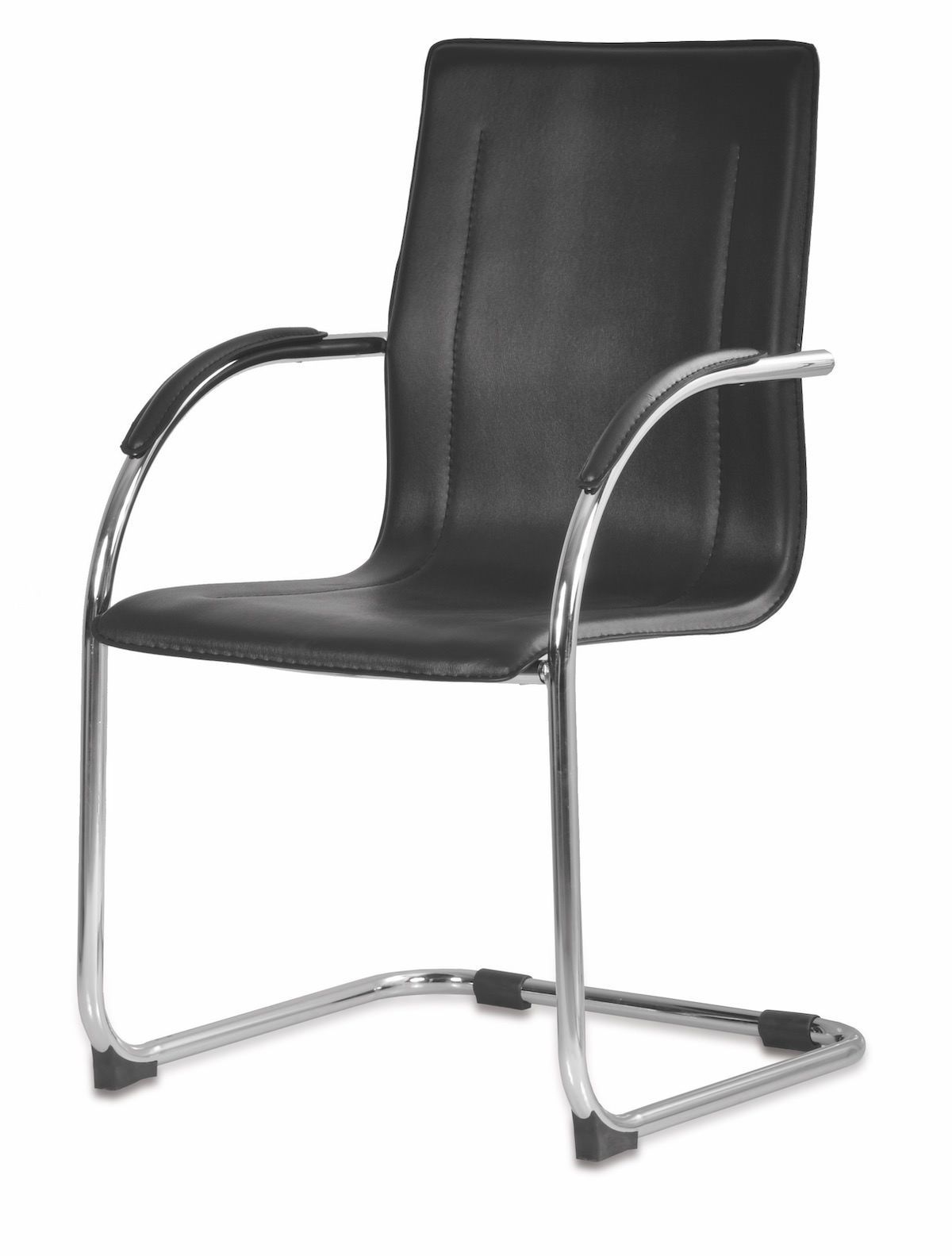 Set 4 sedie sala attesa in eco cuoio bianco o nero Fixcro