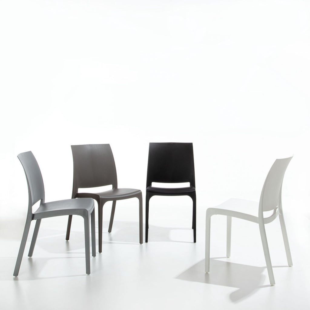 Sedie in polipropilene impilabili per sala pranzo o cucina Sailing