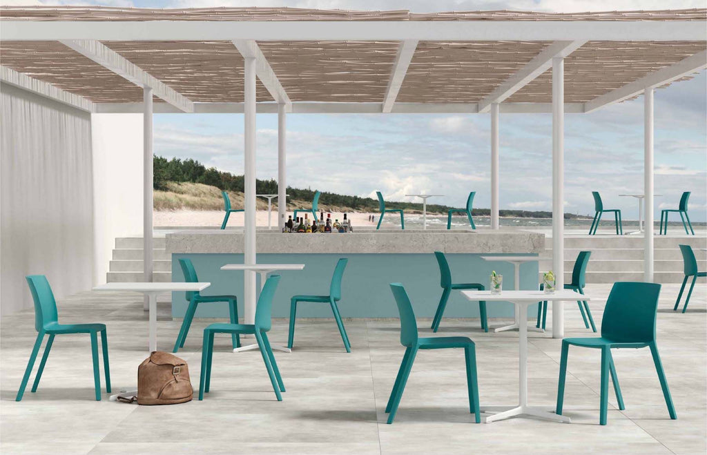 Sedie in polipropilene impilabili per cucina o sala pranzo Starren