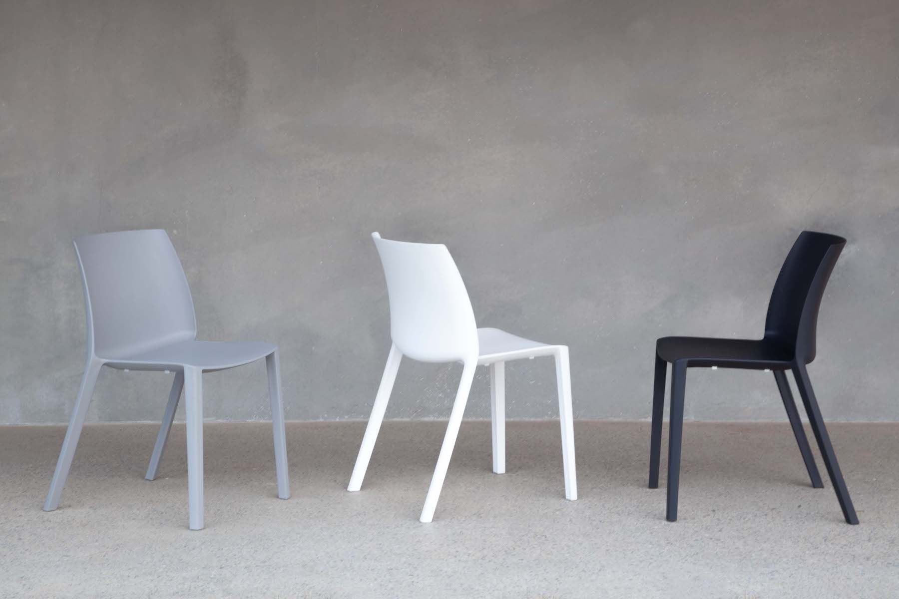 Sedie in polipropilene impilabili per cucina o sala pranzo Starren