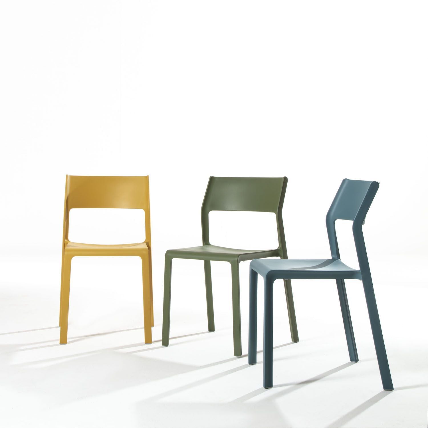 Sedie in polipropilene impilabili per cucina o sala pranzo Elegant