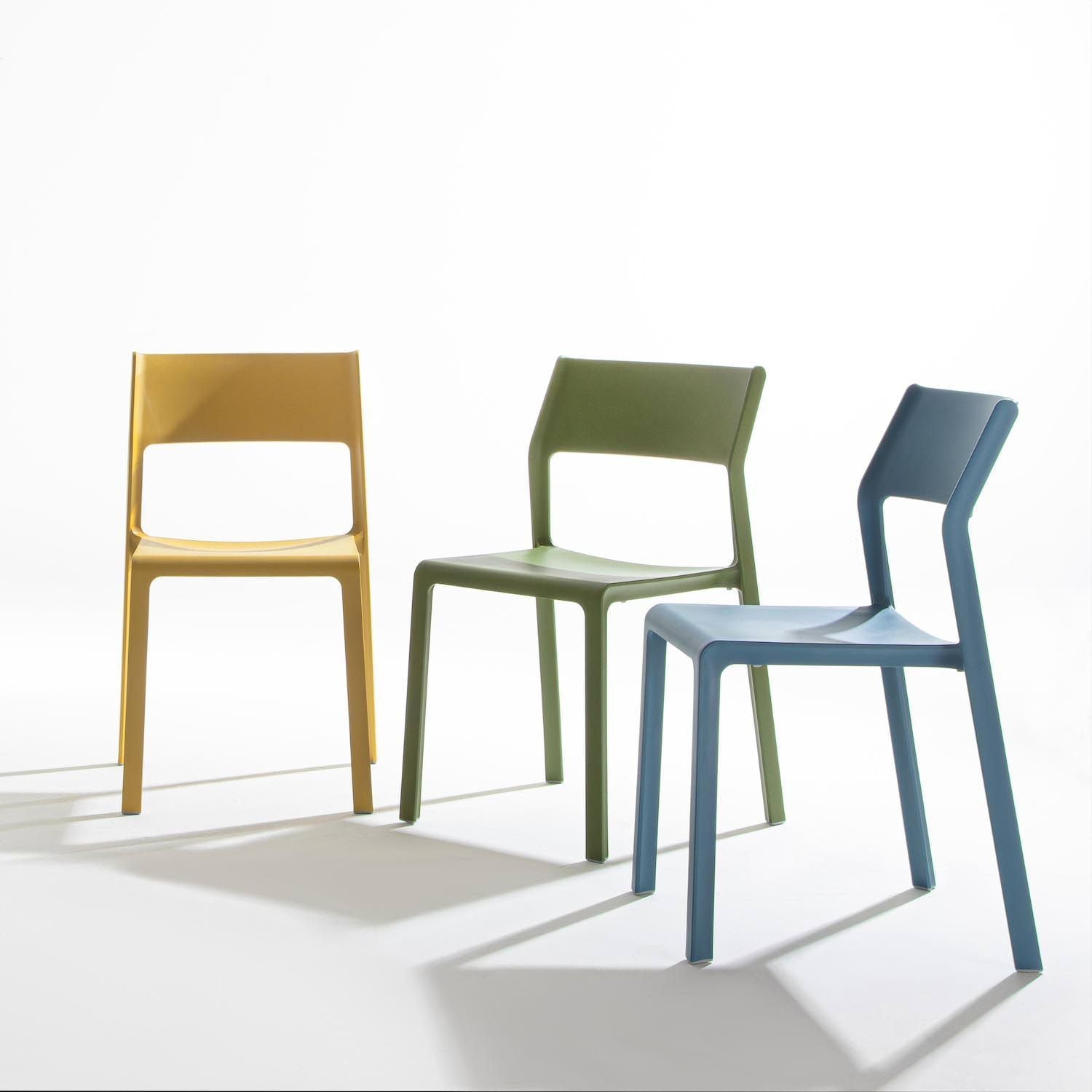 Sedie in polipropilene impilabili per cucina o sala pranzo Elegant