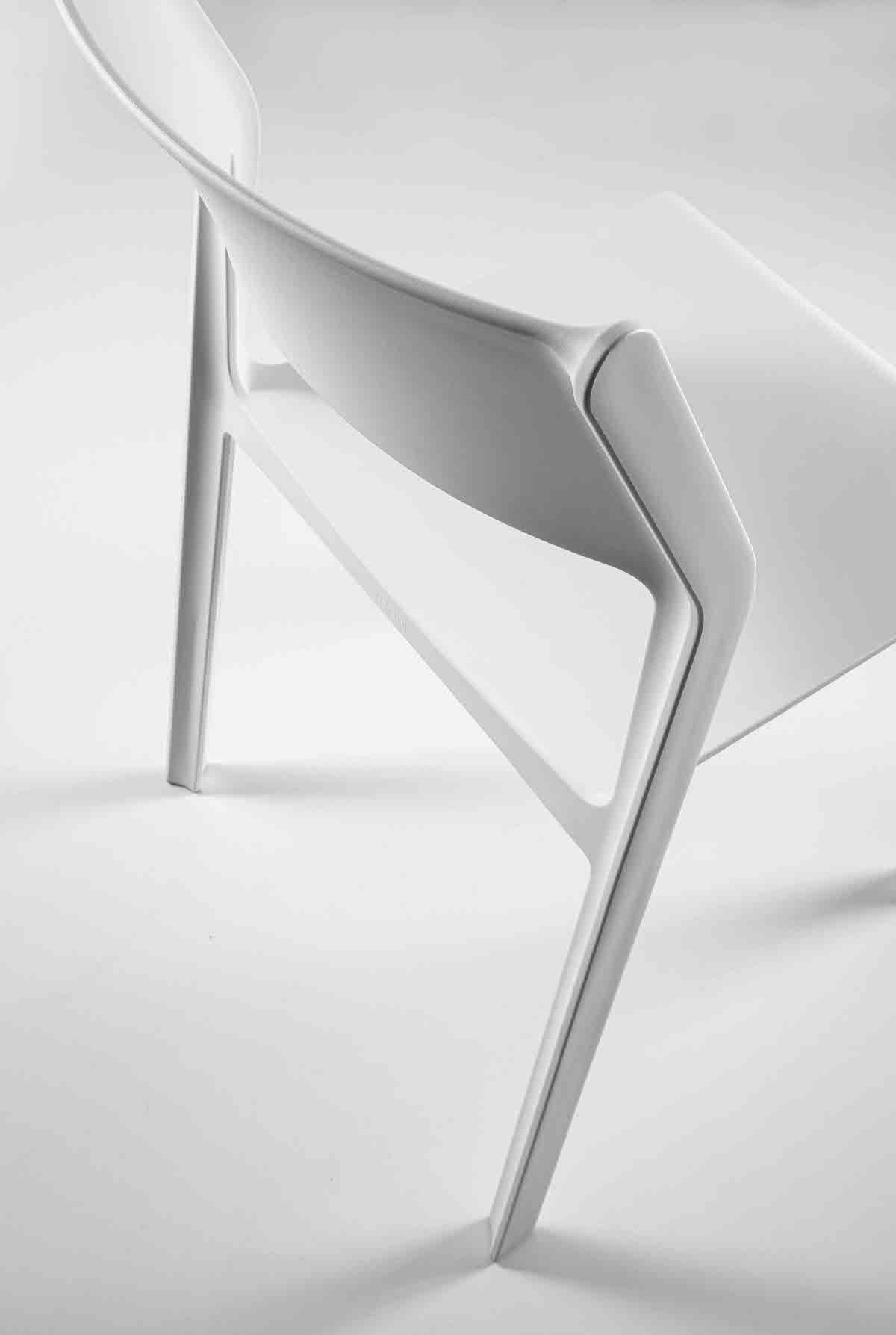 Sedie in polipropilene impilabili per cucina o sala pranzo Elegant