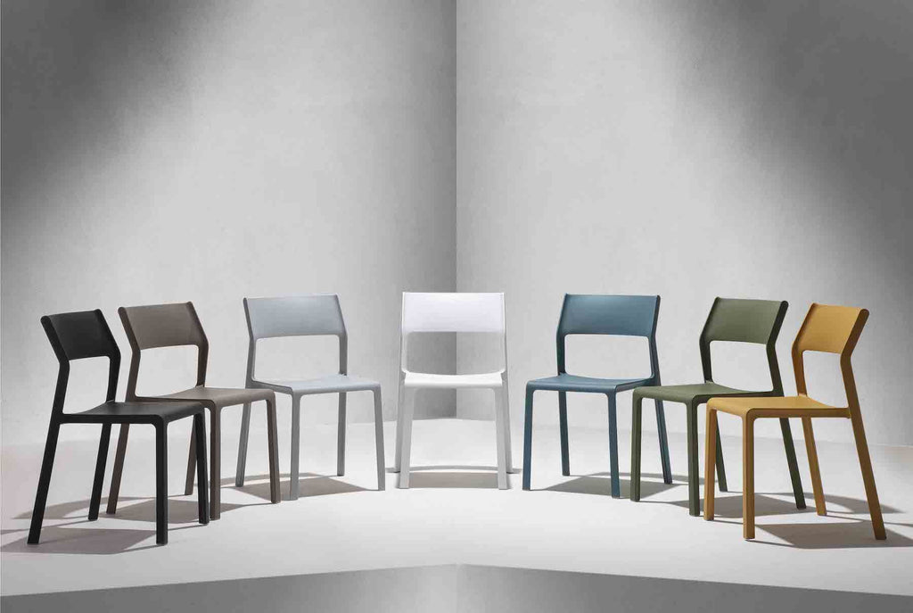 Sedie in polipropilene impilabili per cucina o sala pranzo Elegant