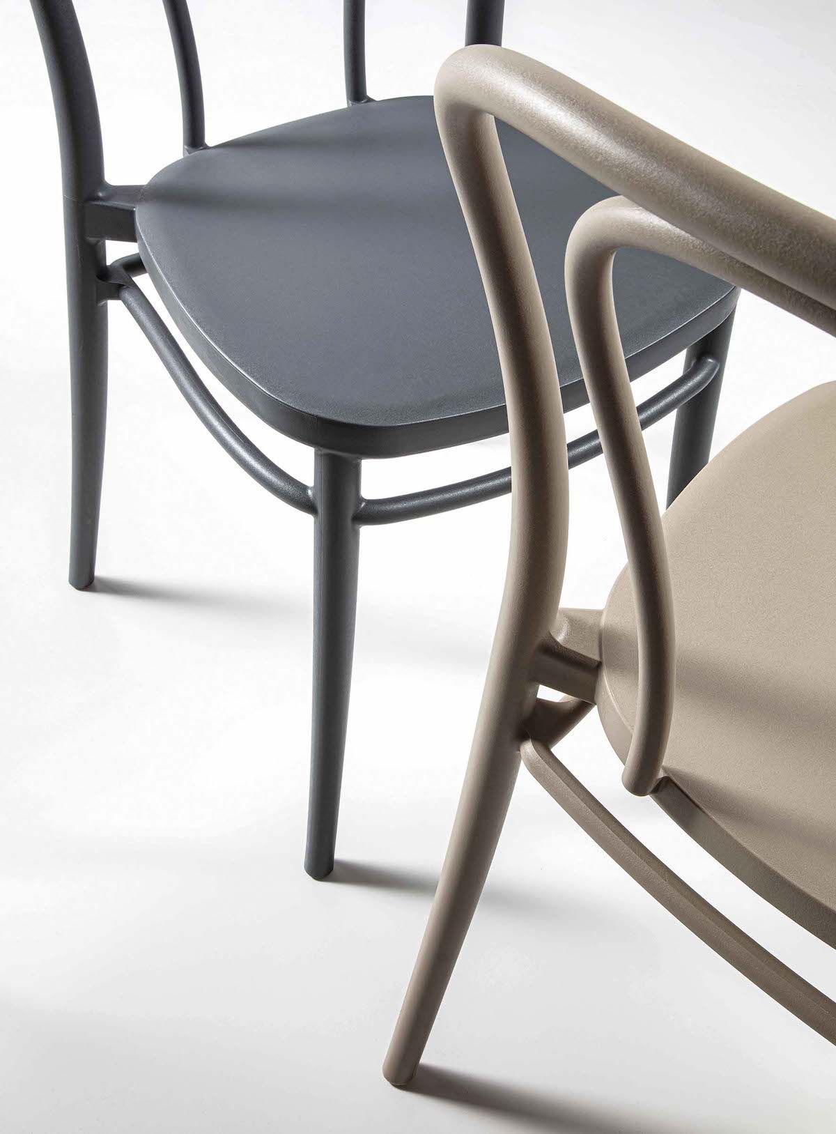 Sedie in polipropilene impilabili per cucina o sala pranzo Randon