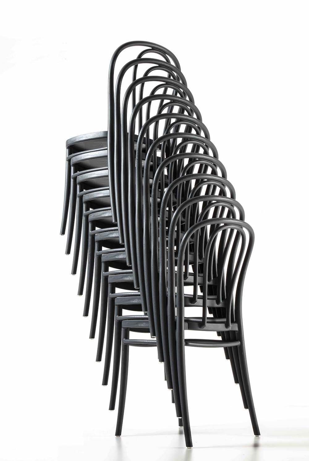 Sedie in polipropilene impilabili per cucina o sala pranzo Randon