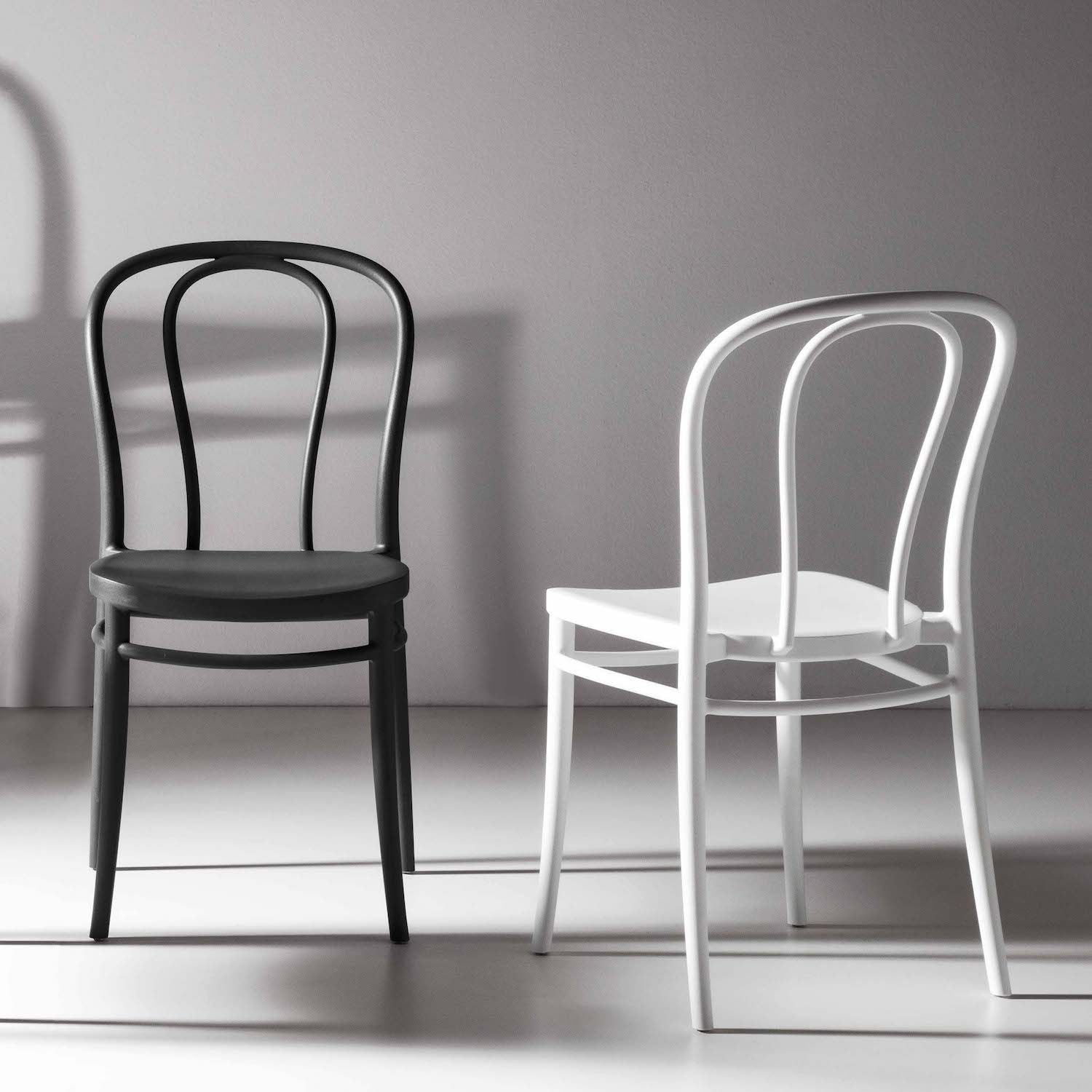 Sedie in polipropilene impilabili per cucina o sala pranzo Randon