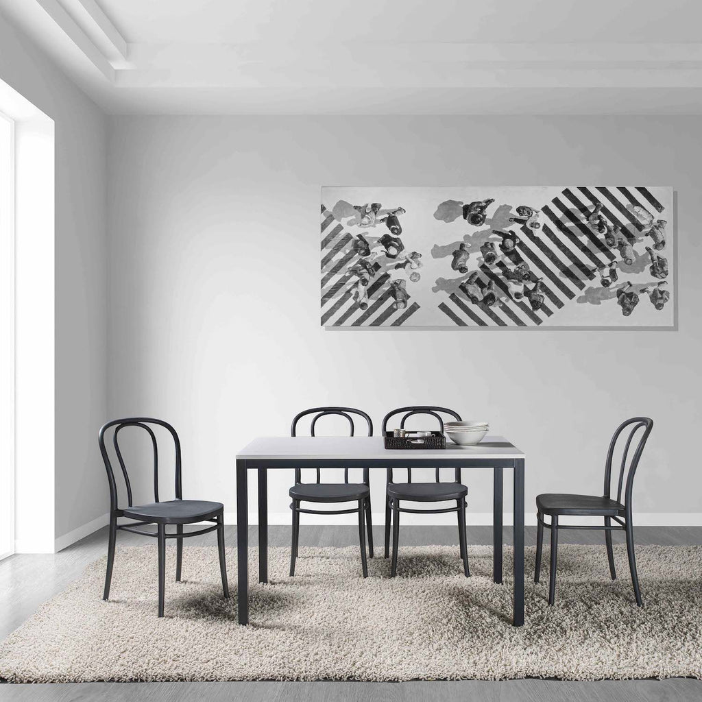 Sedie in polipropilene impilabili per cucina o sala pranzo Randon