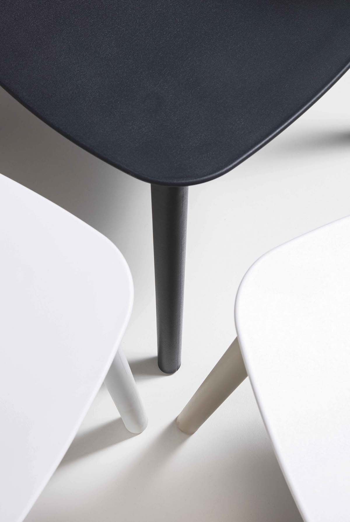 Sedie impilabili in polipropilene per cucina o sala pranzo Desia