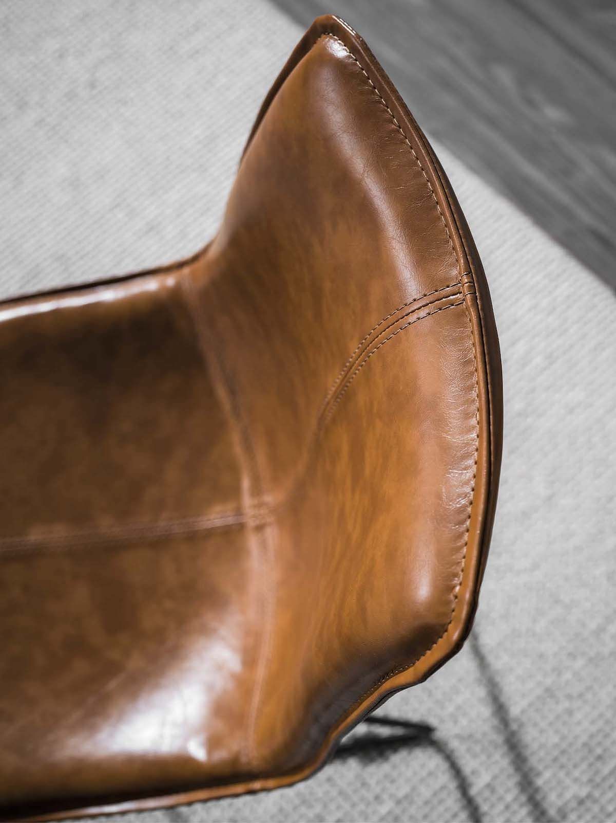 Coppia sedie per sala da pranzo in ecopelle Chicago