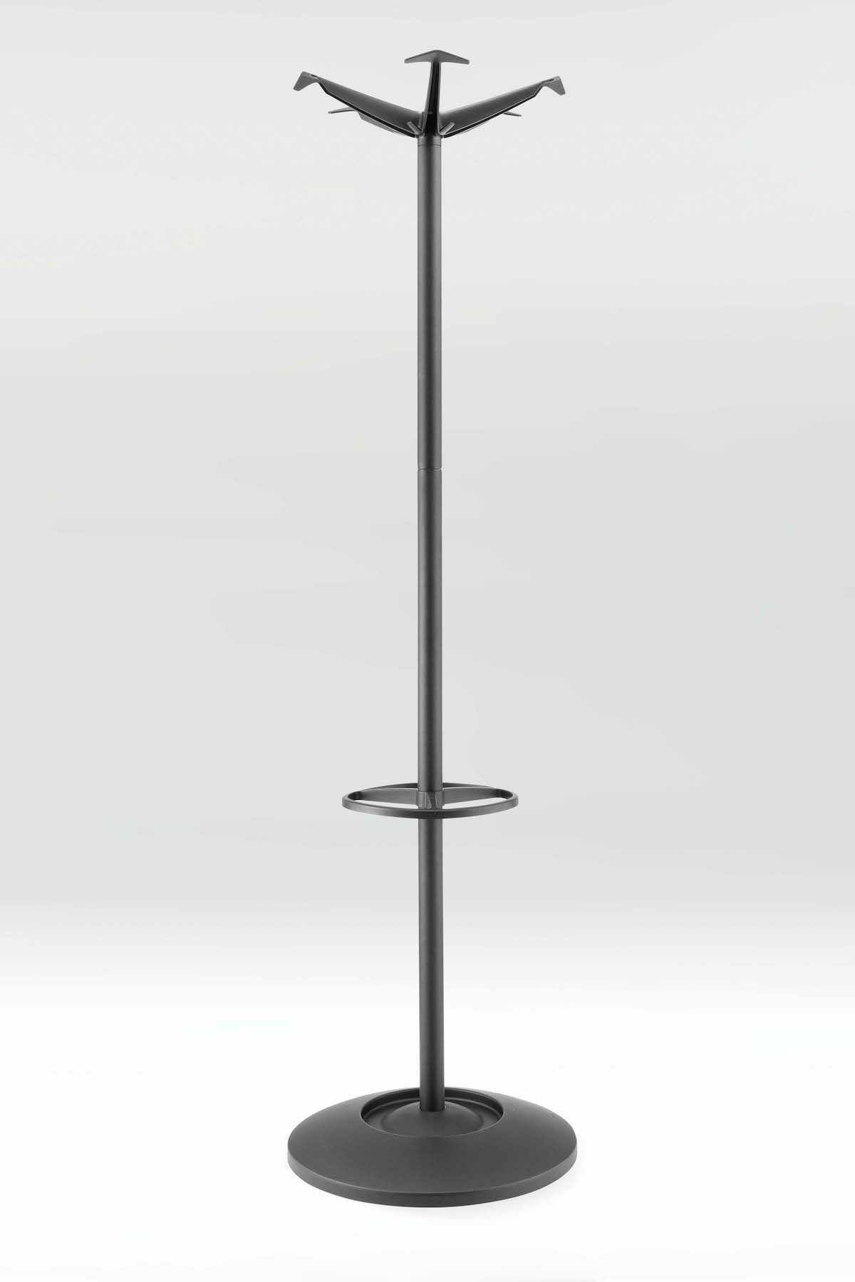 Appendiabiti da terra in alluminio e polipropilene Solid