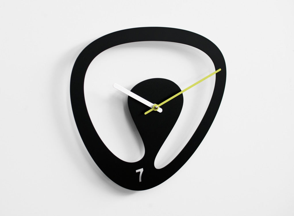 Orologio da parete design in metallo Seven