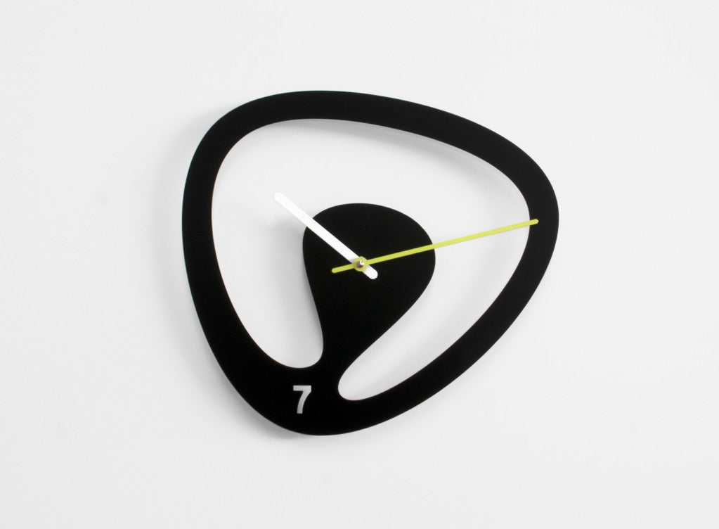 Orologio da parete design in metallo Seven