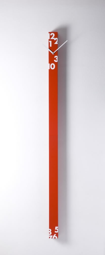 Orologio parete in legno orizzontale o verticale 150 cm Iltempostringe