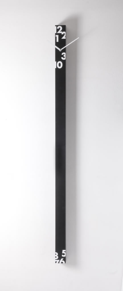 Orologio parete in legno orizzontale o verticale 150 cm Iltempostringe