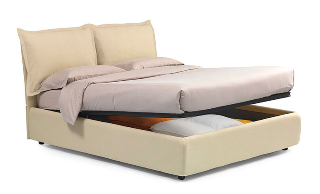 Letto contenitore singolo una piazza e mezza e matrimoniale Landon