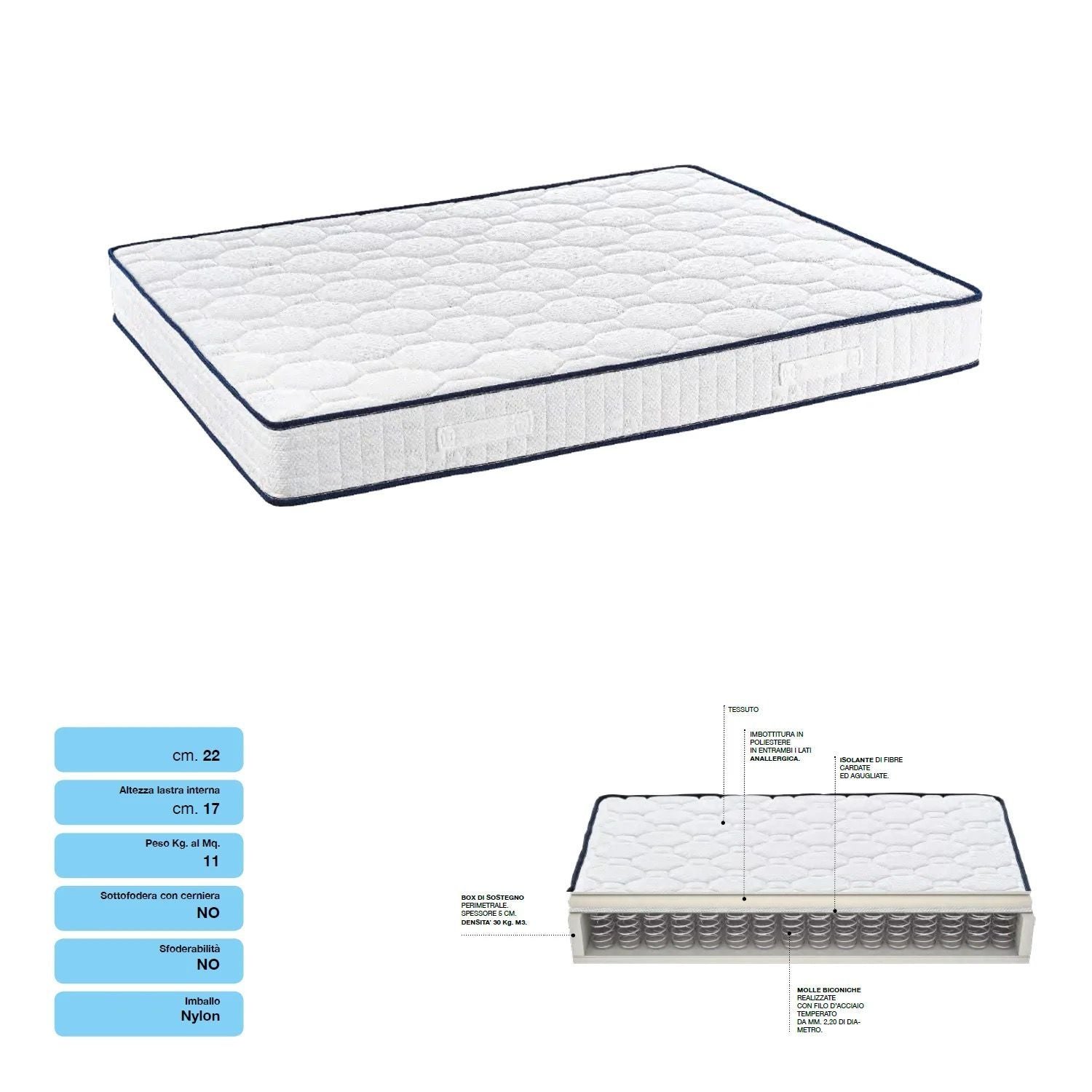 Materasso singolo a Molle 80x190