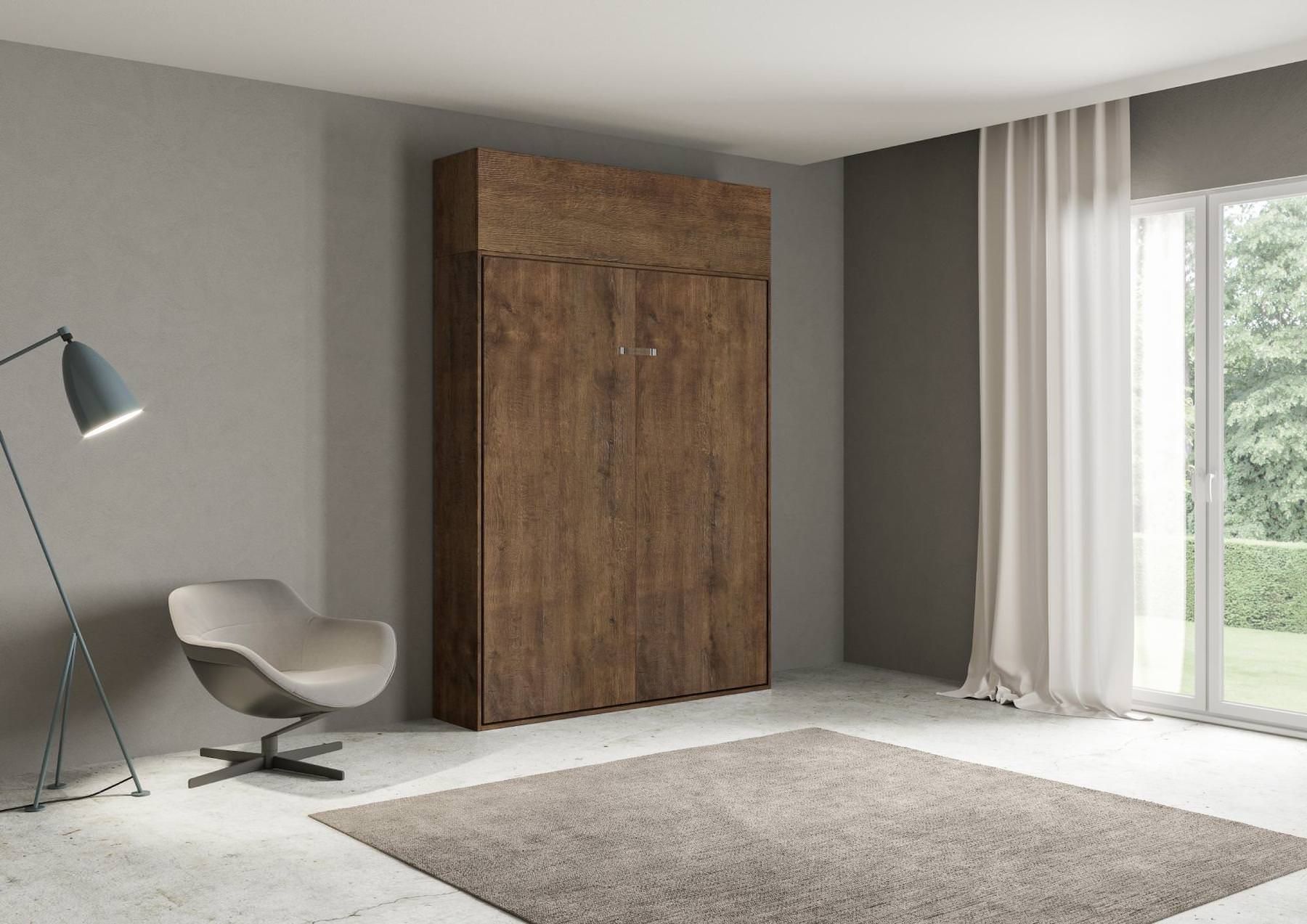 Letto a scomparsa alla francese con pensile Lexton