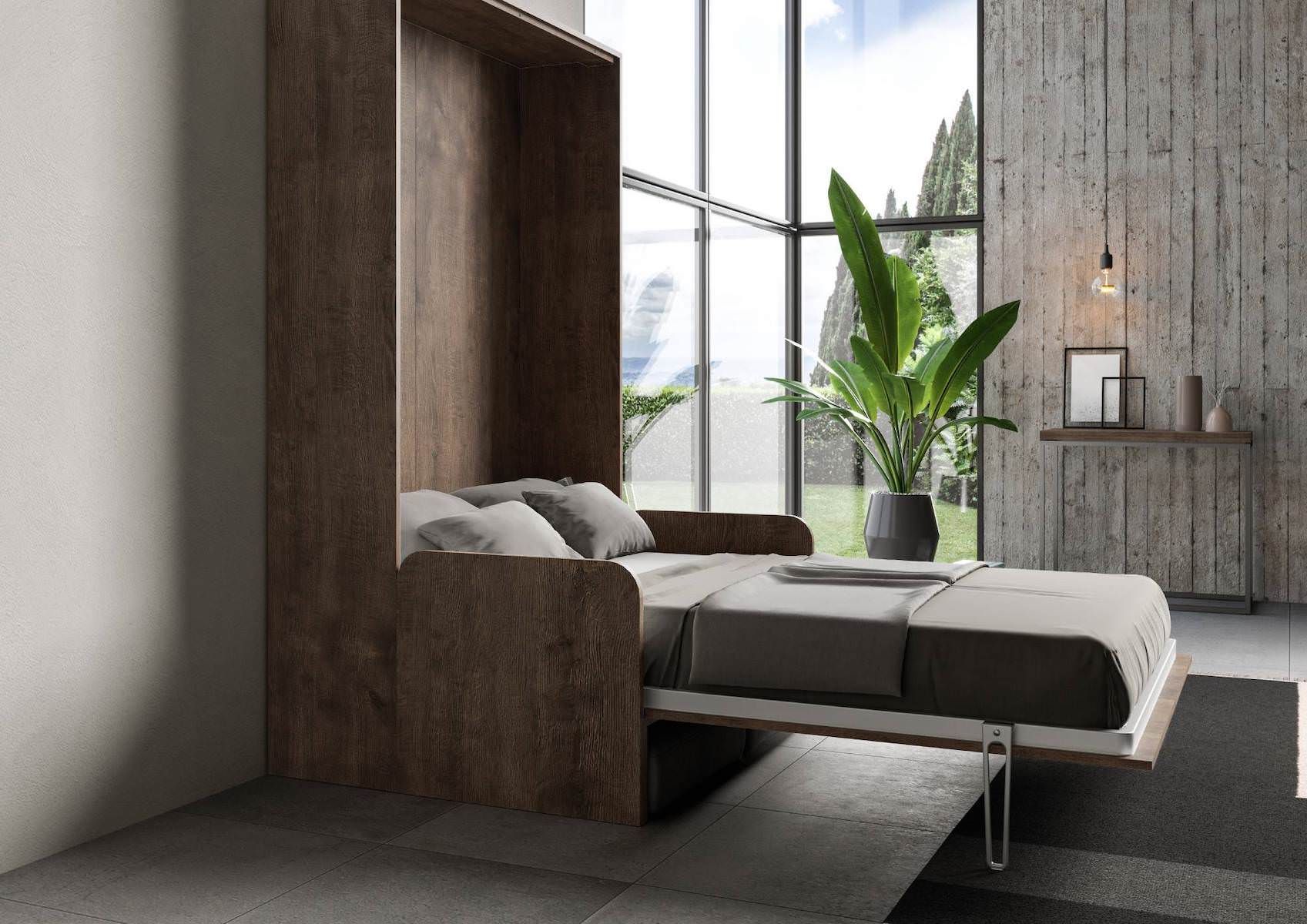 Letto a scomparsa con divano alla francese Lexton