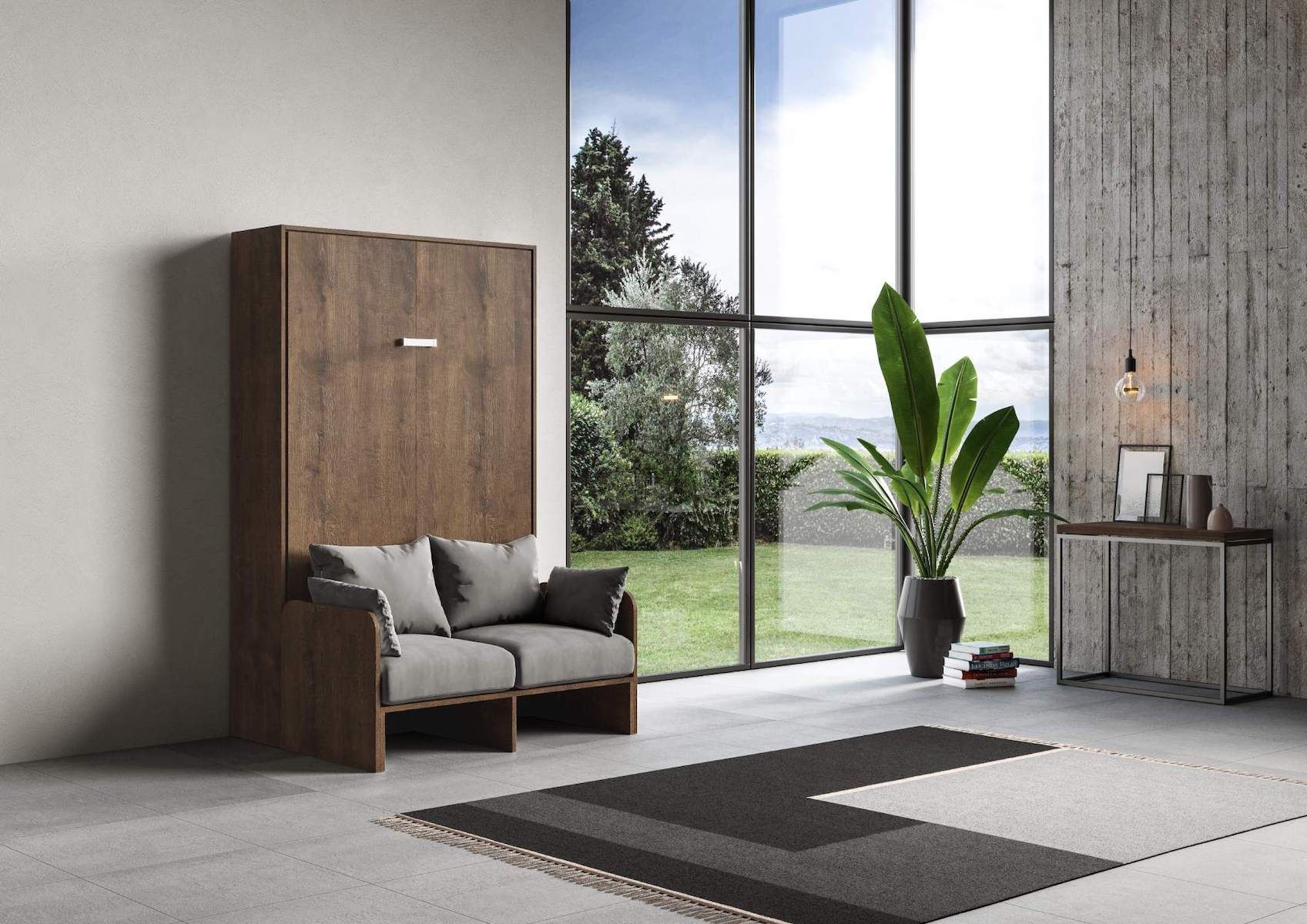 Letto a scomparsa con divano alla francese Lexton