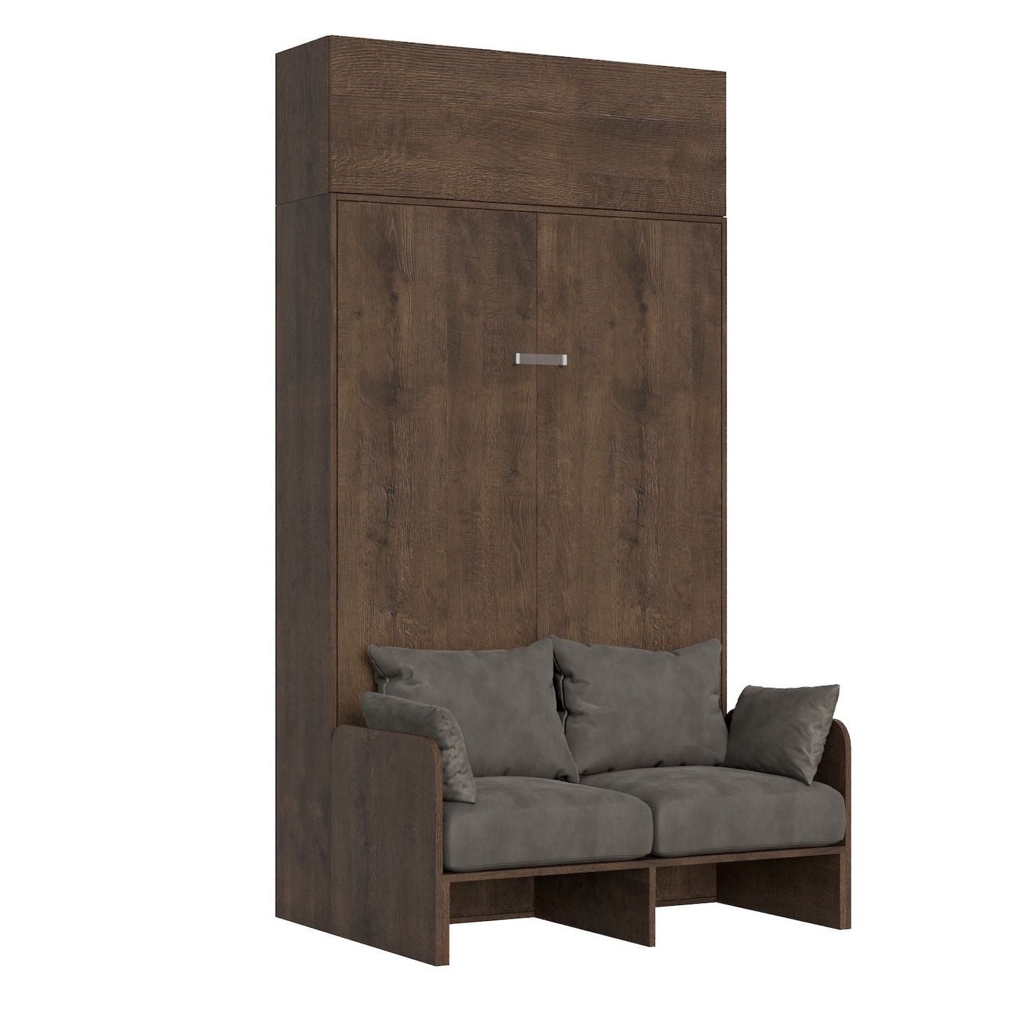 Letto a scomparsa con divano alla francese con pensile Lexton