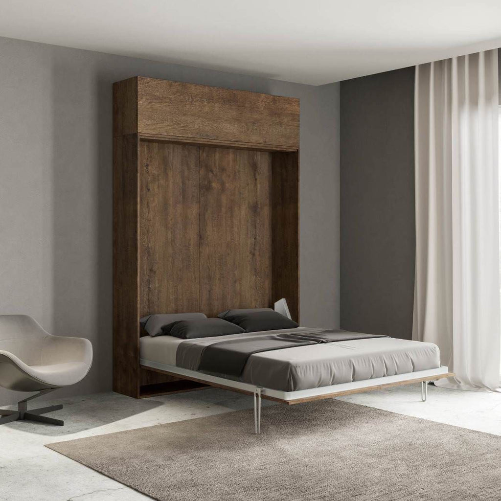 Letto matrimoniale a scomparsa con pensile Lexton