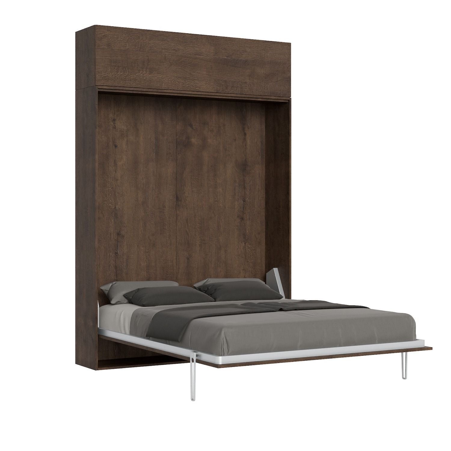 Letto matrimoniale a scomparsa con pensile Lexton