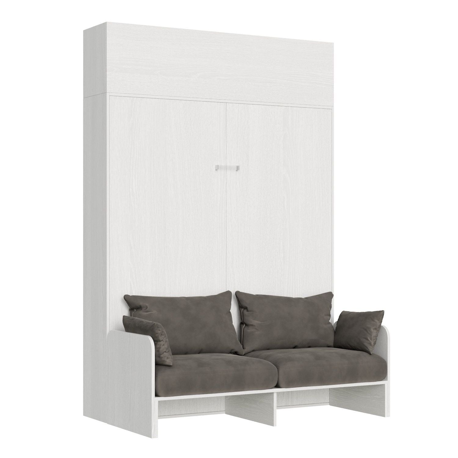 Letto matrimoniale a scomparsa con divano e pensile Lexton